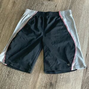 Men's Black and Gray Athletic Shorts